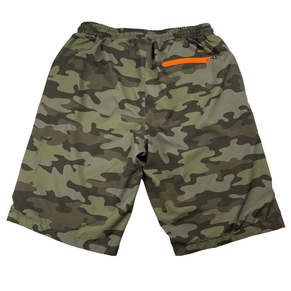 Eddie Bauer Kids XL Camo Shorts Green Mesh Lined Lightweight Outdoor Activewear - Picture 4 of 12